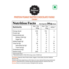The Butternut Co. Protein Chocolate Fudge Peanut Butter Creamy 800g & Roasted Split Peanuts 350g - 1.15kg Combo Value Pack